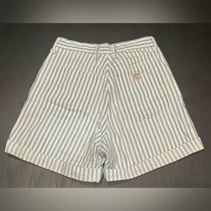 Rare!!! Vintage Guess by Georges Marciano Striped Denim Shorts Size 29